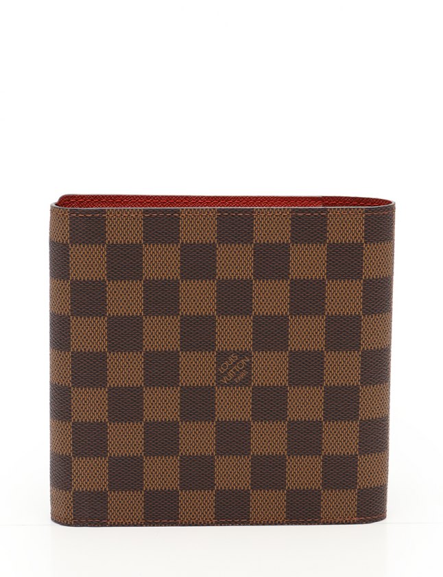 ルイヴィトン LOUIS VUITTON CDケース DVDケース ダミエエベヌ 茶 小物 