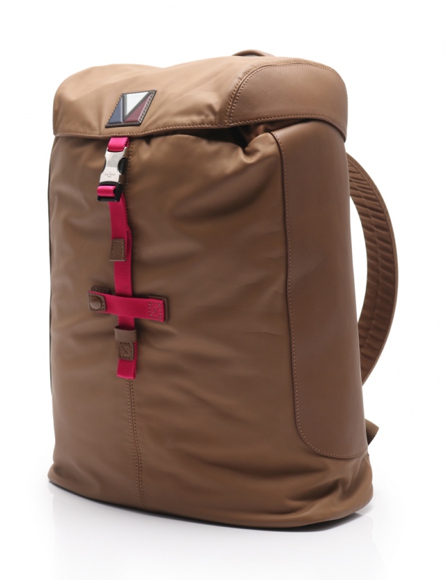 ルイヴィトン LOUIS VUITTON バックパック リュック パルス 茶