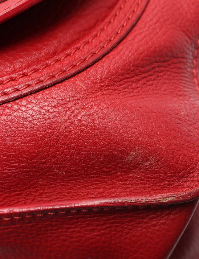 クロエ CHLOE ハンドバッグ ショルダーバッグ マーシー 赤 レザー 2WAY