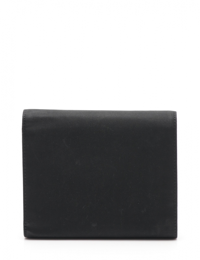 プラダ PRADA 三つ折り財布 テスート 黒 小物 ナイロン M170