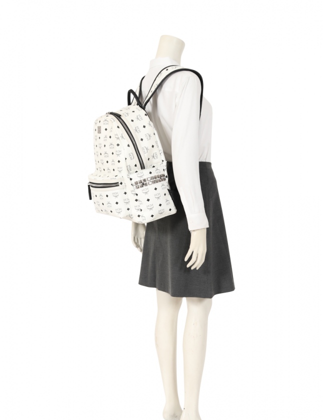 MCM リュック バックパック 白 ホワイトsmall MCM リュック バック
