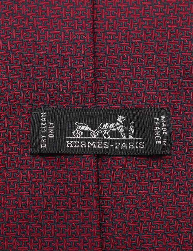 HERMÈS ネイビー パターン入り ネクタイ 楽天市場】【新品】エルメス HERMES ネクタイ 7 cm グレナディン