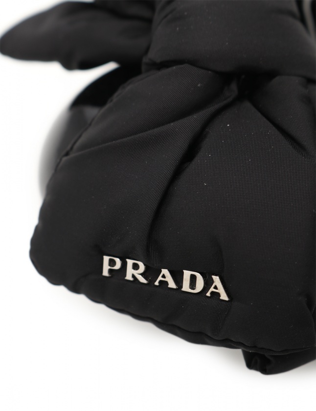 プラダスポーツ PRADA SPORT バレエシューズ フラットシューズ 黒 36 1 