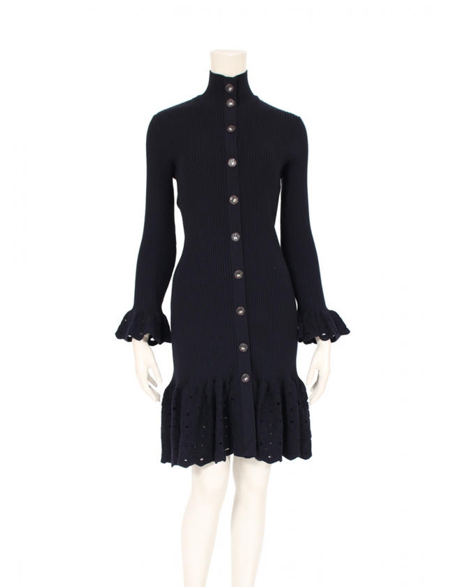 シャネル CHANEL リブニット ワンピース ロングカーディガン パリ  