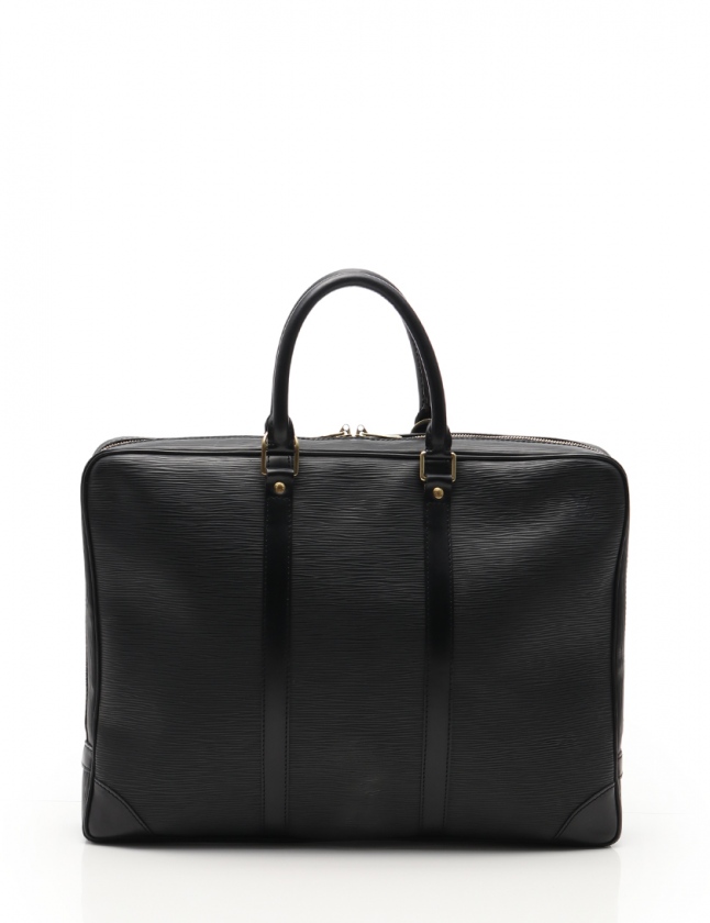 ルイヴィトン ポルトドキュマン エピ ビジネスバッグ ブラック