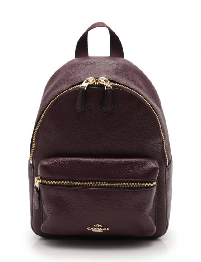 コーチ COACH バックパック リュック ボルドー F38263 レザー MINI  