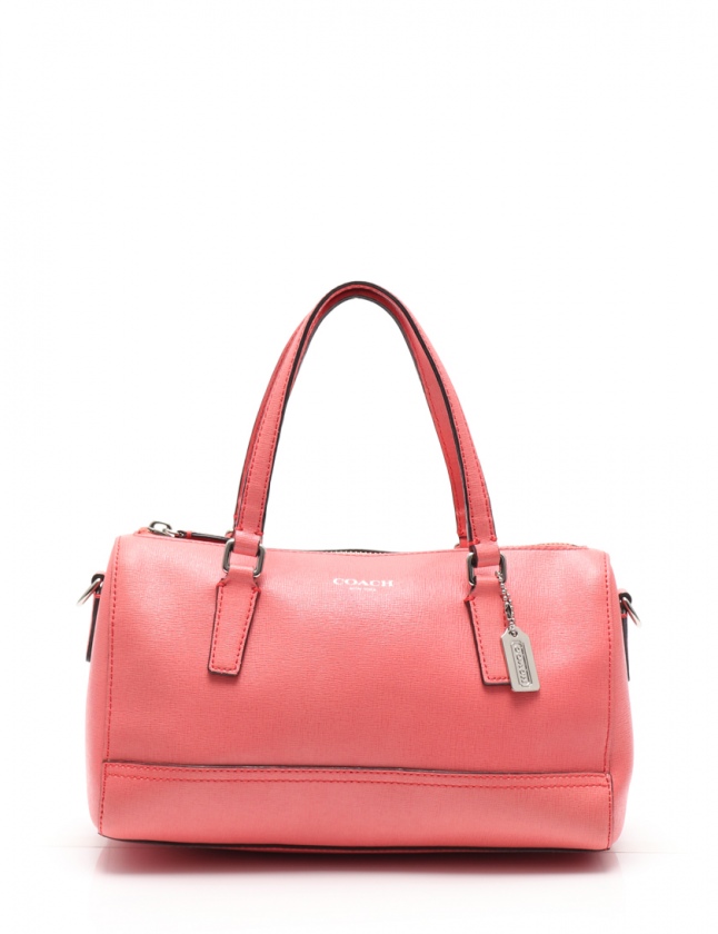コーチ COACH ハンドバッグ ショルダーバッグ ミニサッチェル サーモン  