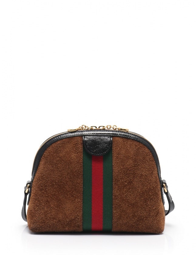 グッチ GUCCI ショルダーバッグ ポシェット オフィディア 茶 黒 499621 