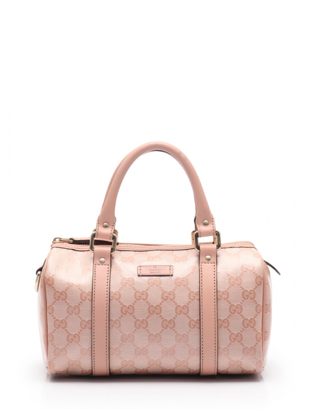 グッチ GUCCI ハンドバッグ ミニボストンバッグ GGクリスタル ピンク 