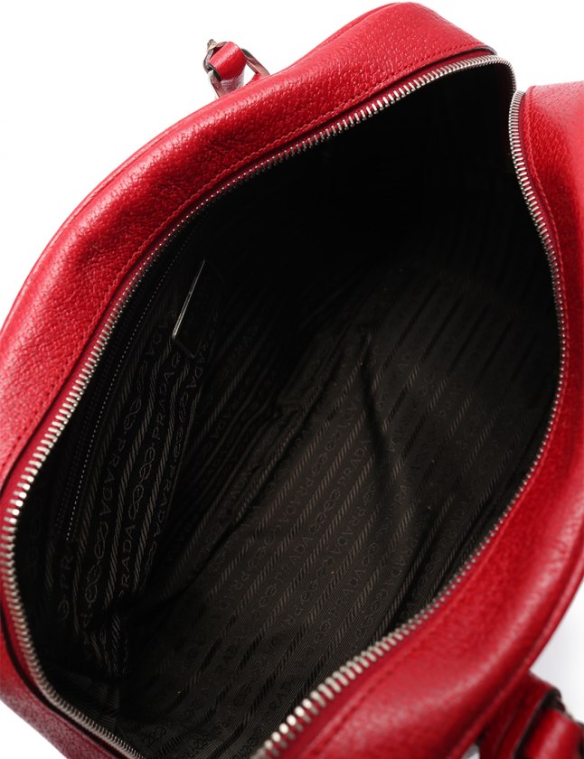プラダ PRADA ショルダーバッグ 赤 B11207 レザー レディース 114  