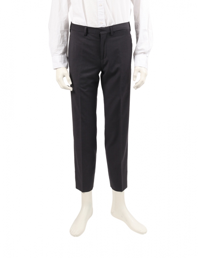 プラダ PRADA スーツ セットアップ ジャケット パンツ グレー 44R 無地