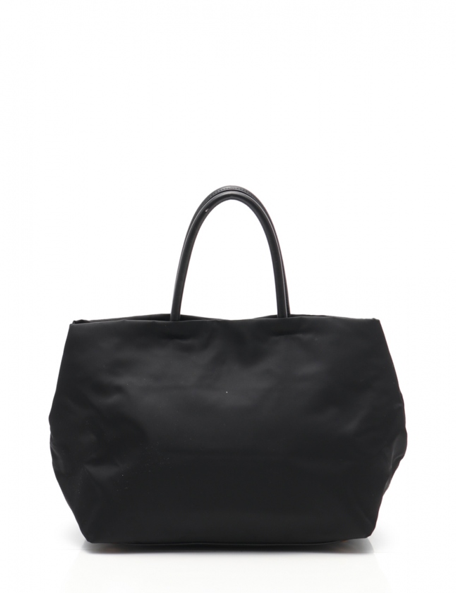 プラダ PRADA トートバッグ 黒 BN1752 テスートナイロン ビジュー 
