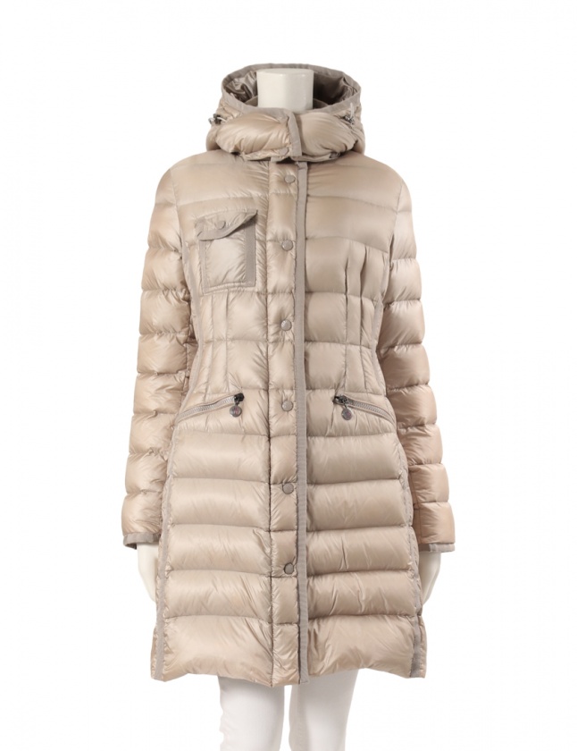 モンクレール MONCLER ダウンコート エルミン ベージュ 1 