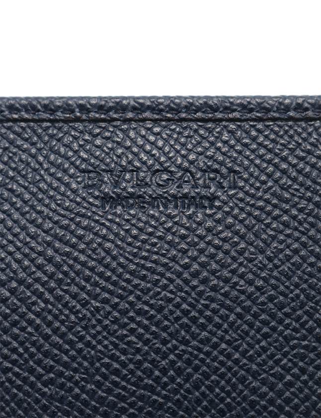 ※もり114※ ブルガリ BVLGARI 名刺入れ カードケース ブルガルブルガリ マン 青