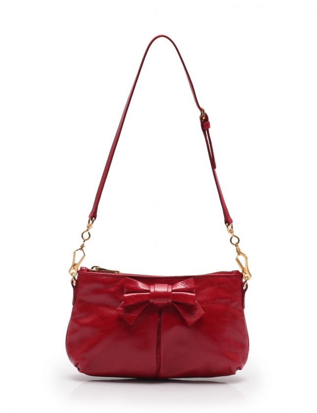 ミュウミュウ miumiu ショルダーバッグ 赤 5N1853 レザー レディース