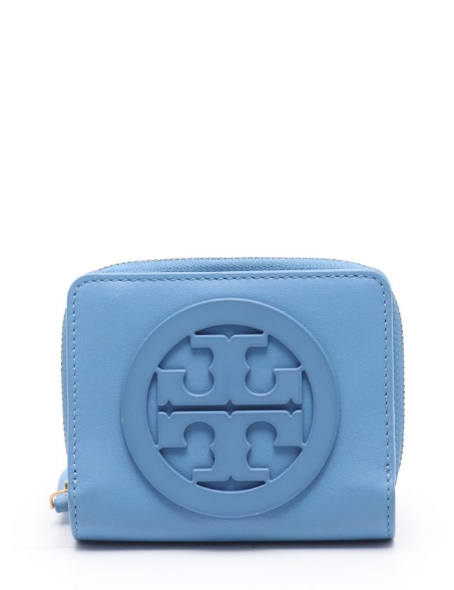 TORY BURCH 折り財布　ブルー TORY BURCH ブルーカラー 折りたたみ財布