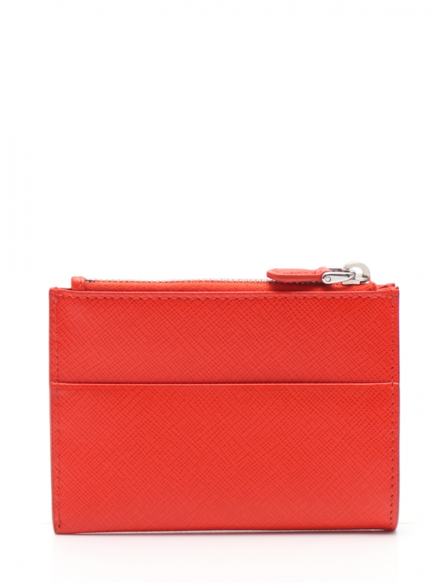 プラダ PRADA コインケース カードケース オレンジ 小物 サフィアーノ 