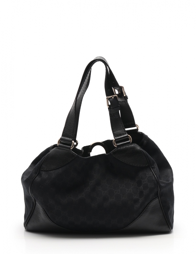 グッチ GUCCI トートバッグ GGキャンバス 黒 223972 キャンバス