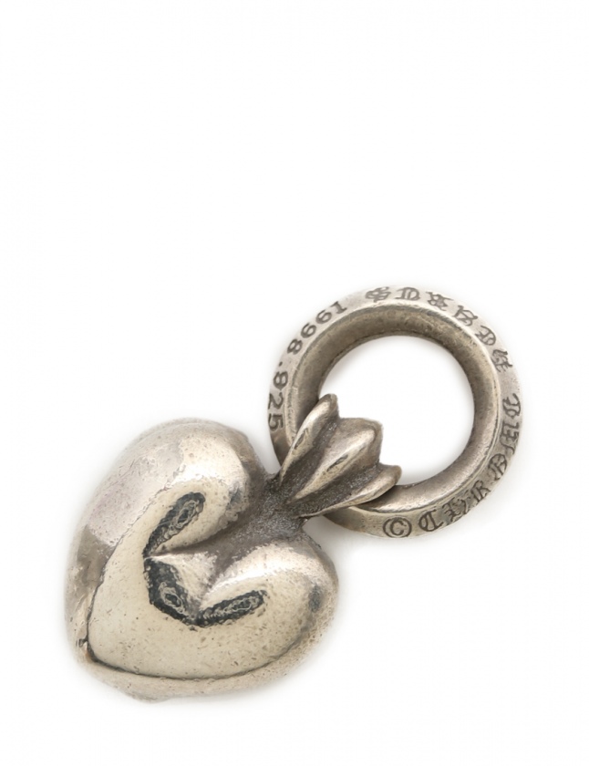 クロムハーツ CHROME HEARTS ネックレストップ ハートチャーム  