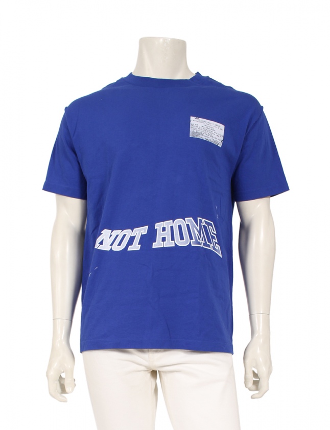 ルイヴィトン LOUIS VUITTON × Virgil Abloh カットソー Tシャツ 青 