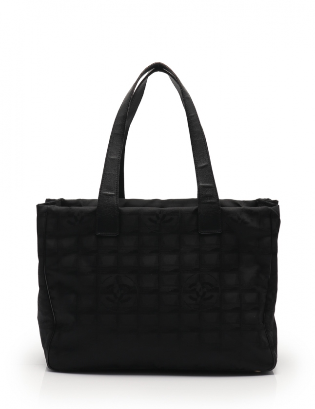 シャネル ニュートラベルライン ビジネスバッグ キャンバス トート