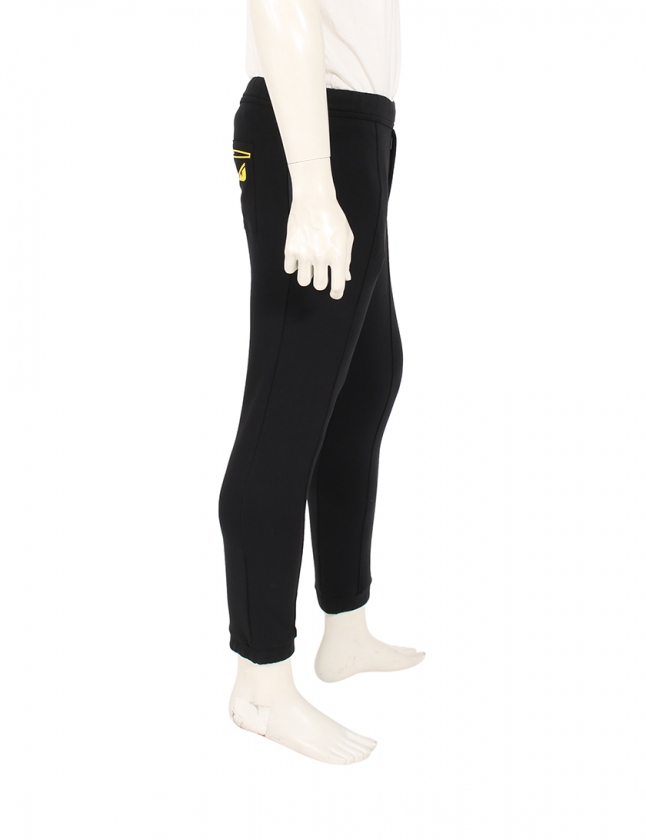 フェンディ FENDI ジョガーパンツ モンスター 黒 44 ボトムス XS  