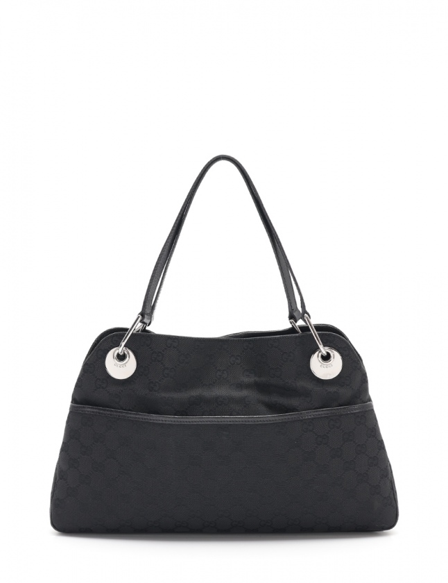 グッチ GUCCI ショルダーバッグ GGキャンバス 黒 121023 キャンバス