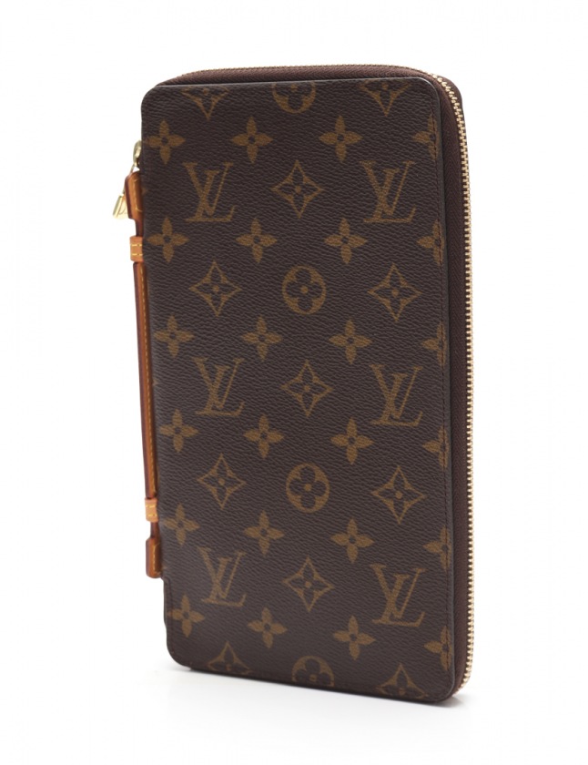 ルイヴィトン LOUIS VUITTON ラウンドファスナー長財布 トラベルケース  