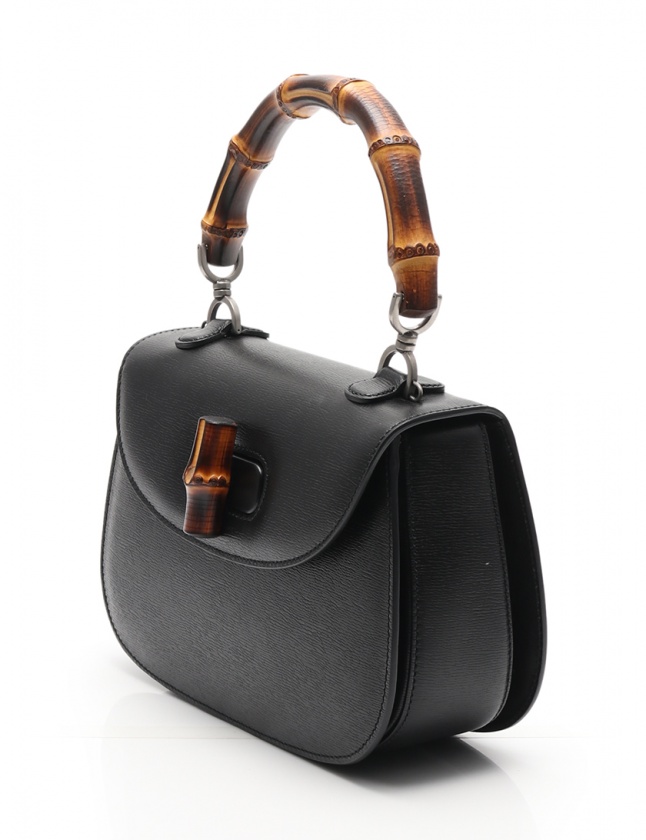 グッチ GUCCI ハンドバッグ ショルダーバッグ バンブー トップハンドル