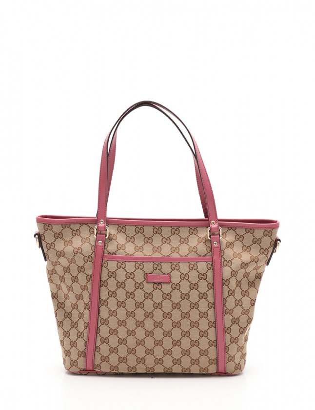 グッチ GUCCI トートバッグ ショルダーバッグ GGキャンバス ベージュ  