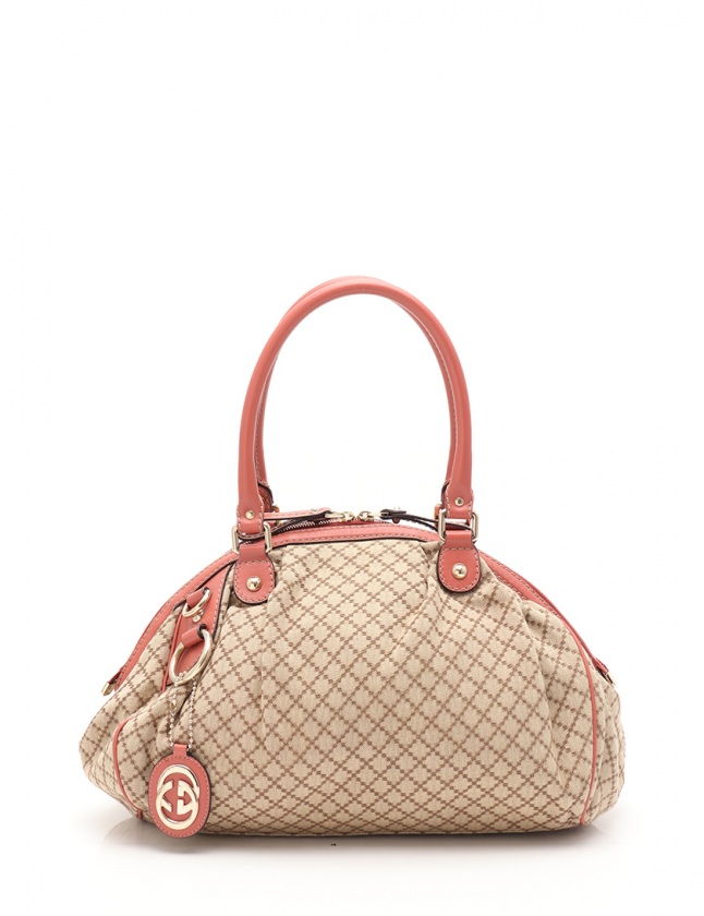 グッチ GUCCI ショルダーバッグ ディアマンテ スーキー ベージュ 