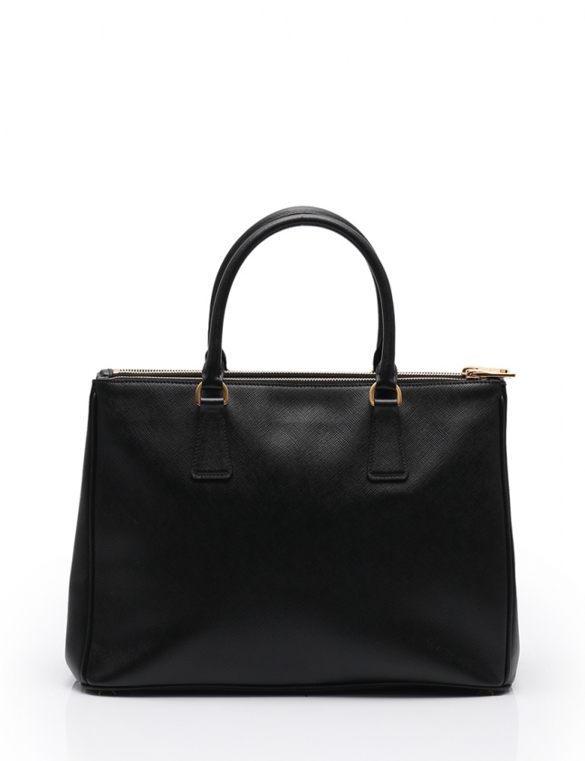 PRADA ガレリア サフィアーノレザー ハンドバッグ ブラック BN2274 ガレリア 2wayトート ブラック/ゴールド金具 BN2274