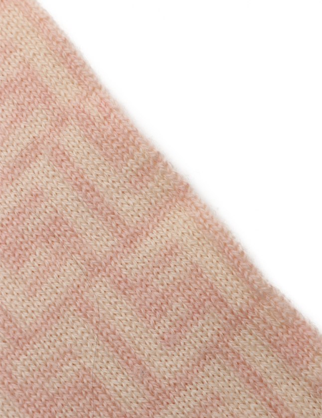 フェンディ FENDI マフラー ズッカ ピンク アイボリー 小物 総柄