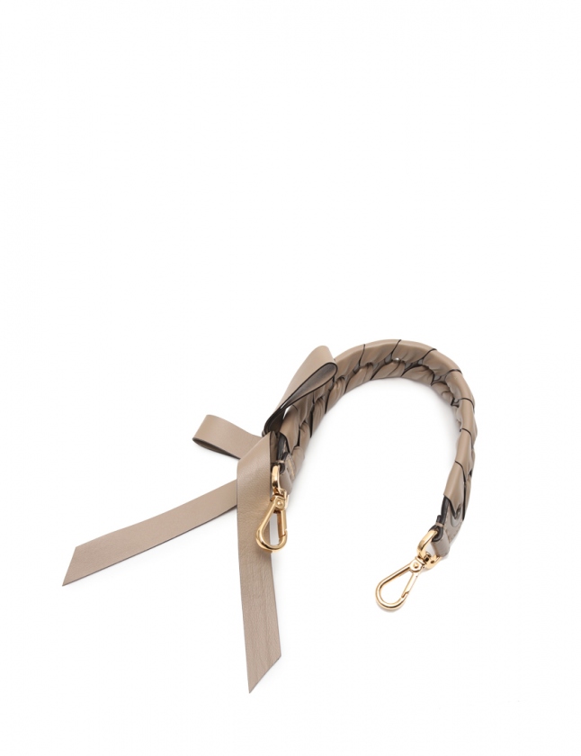 フェンディ FENDI ハンドルストラップ ミニストラップユー ベージュ 
