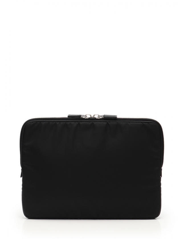 プラダ PRADA クラッチバッグ ラップトップケース 黒 2ZN044 ナイロン 