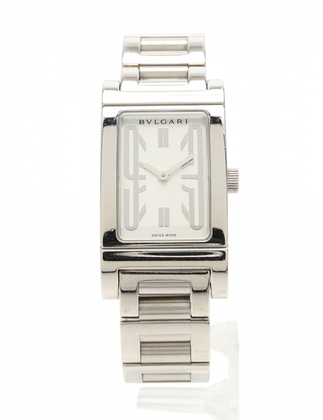 ブルガリ BVLGARI 腕時計 レッタンゴロ39 レディース シルバー RT39S  