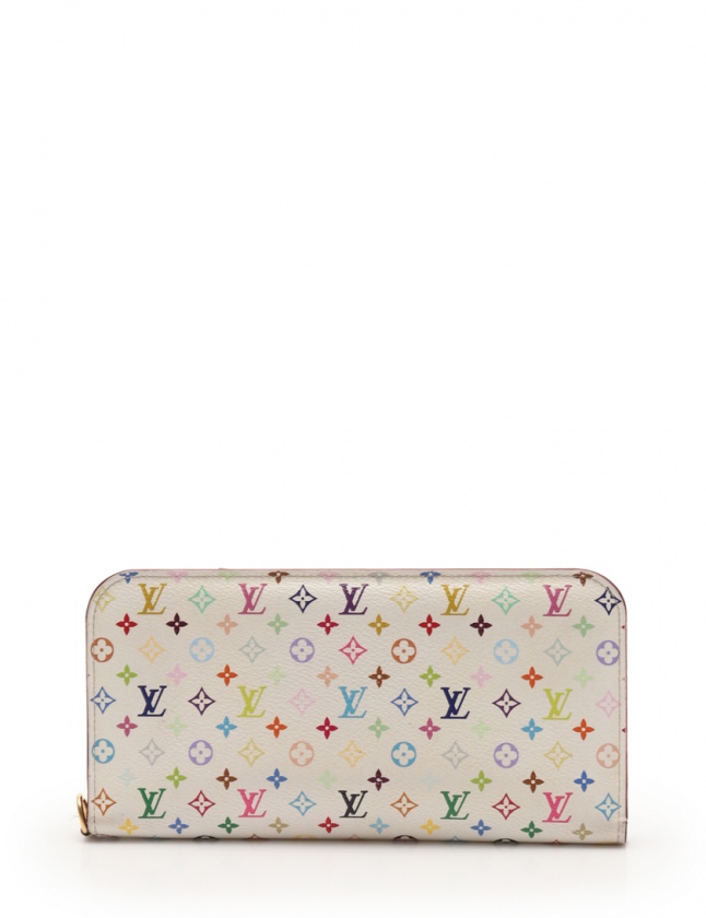 Louis Vuitton 二つ折り財布 ホワイト・マルチカラー Louis Vuitton 二つ折り財布 ホワイト・マルチカラー Louis