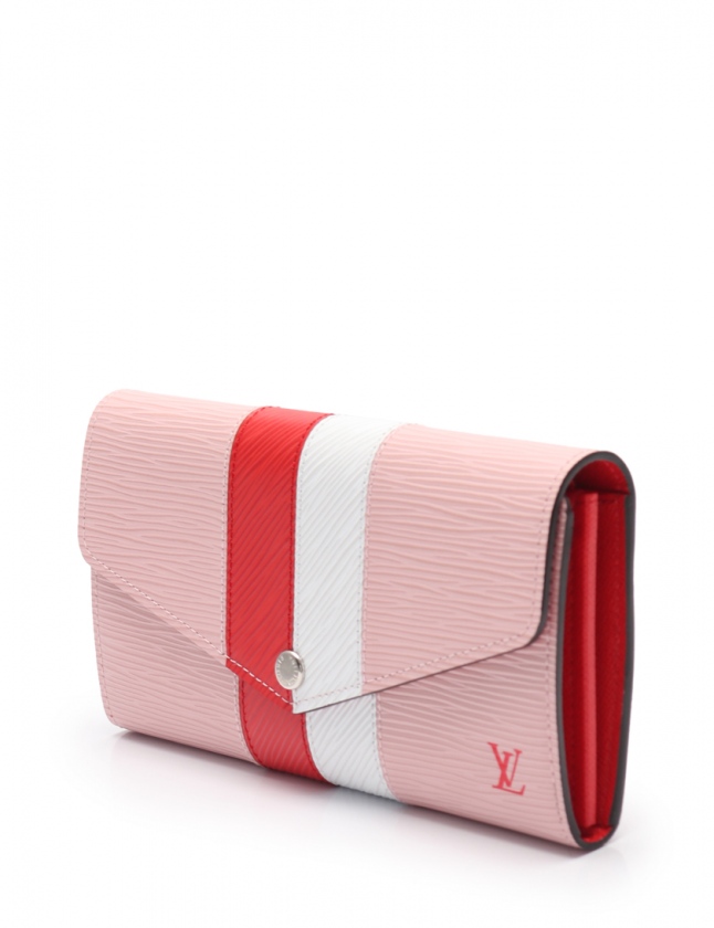 ルイヴィトン LOUIS VUITTON 二つ折り長財布 ポルトフォイユサラ エピ  