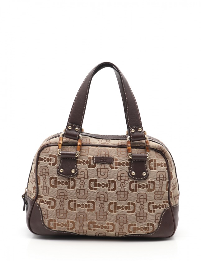 グッチ GUCCI ハンドバッグ ミニボストンバッグ バンブー ホースビット 