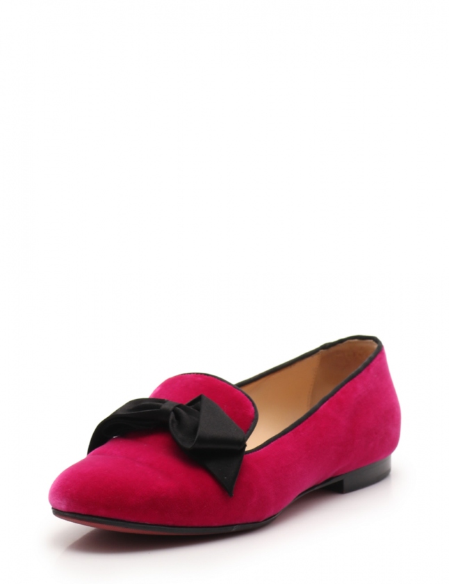 クリスチャンルブタン オペラシューズ ローファー リボン 靴 37.5