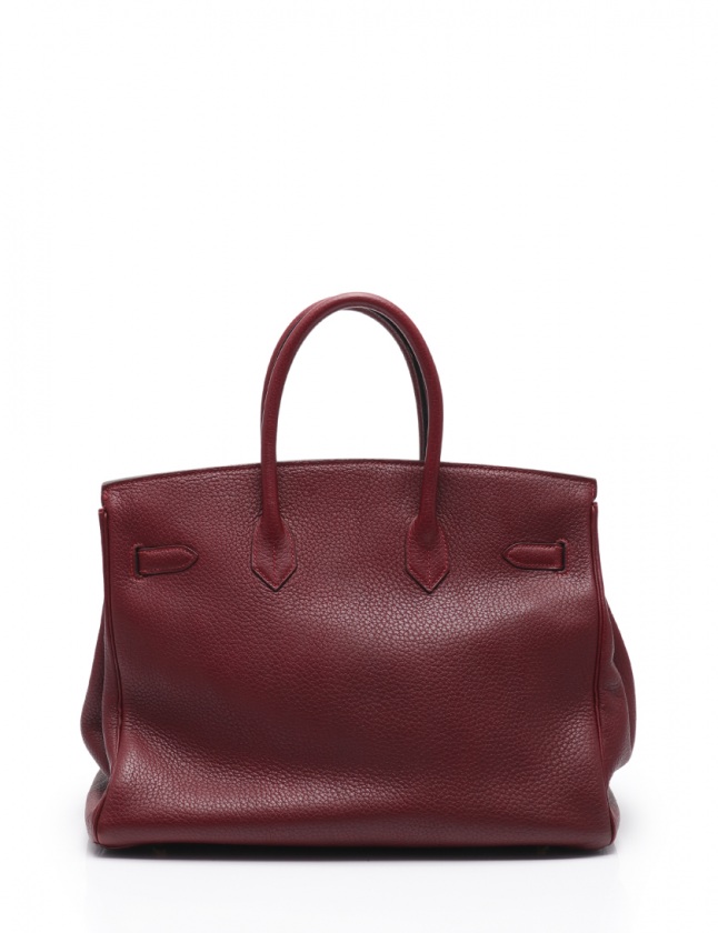 エルメス HERMES ハンドバッグ バーキン35 ボルドー トリヨン