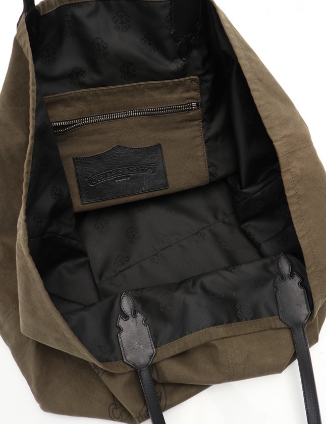 クロムハーツ CHROME HEARTS トートバッグ ルシール カーキ 黒 