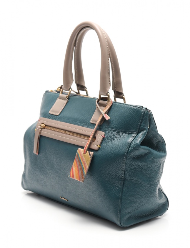 ポールスミス PAUL SMITH ビジネスバッグ ダークグリーン レザー 
