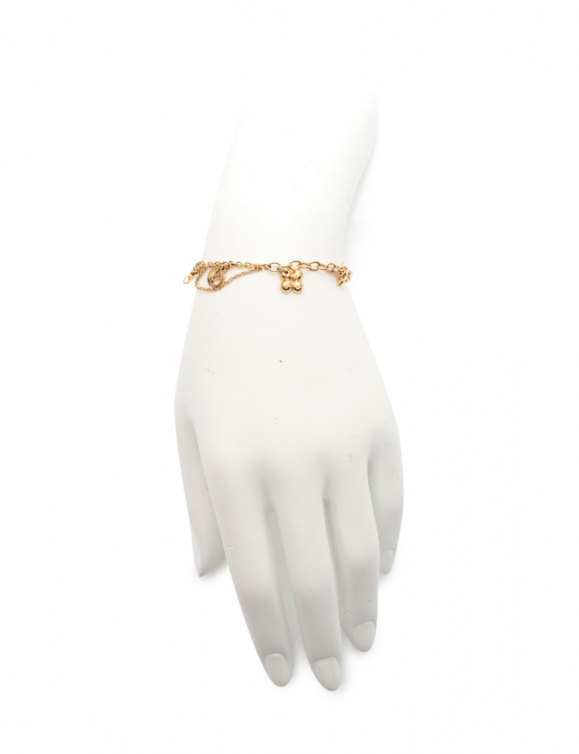 ルイヴィトン LOUIS VUITTON ブレスレット ブラスレ ブルーミング ゴールド アクセサリー M64858 レディース