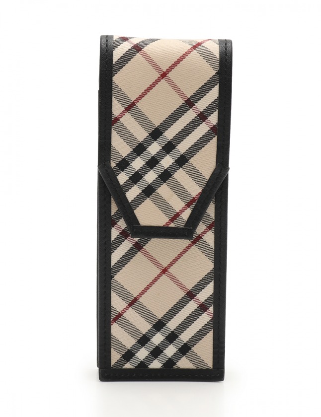 バーバリー BURBERRY ペンケース ベージュ 黒 マルチカラー 小物