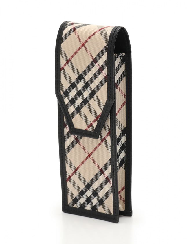 バーバリー BURBERRY ペンケース ベージュ 黒 マルチカラー 小物