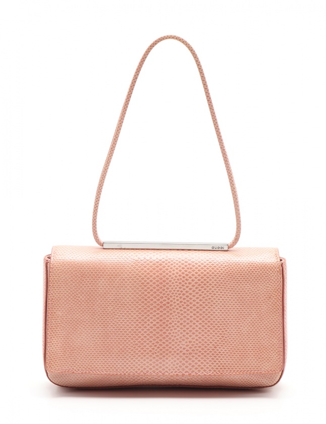 グッチ GUCCI ハンドバッグ ミニバッグ ピンク 33887 リザード