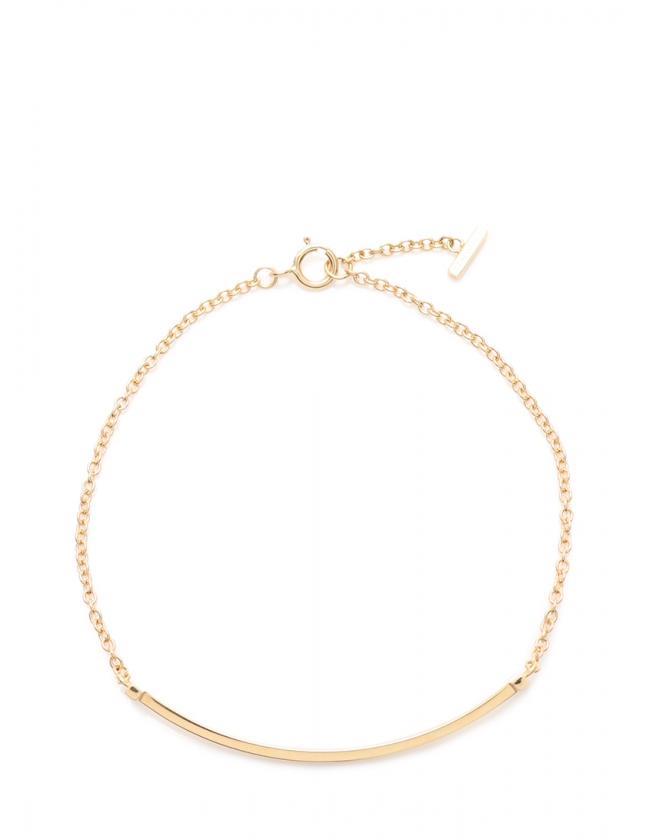 ティファニー TIFFANY & CO. ブレスレット Tスマイル イエローゴールド