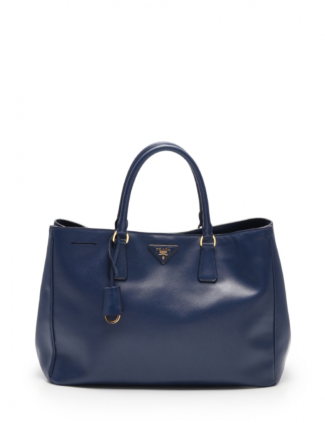 プラダ PRADA トートバッグ 青 BN1844 レザー SAFFIANO LUX