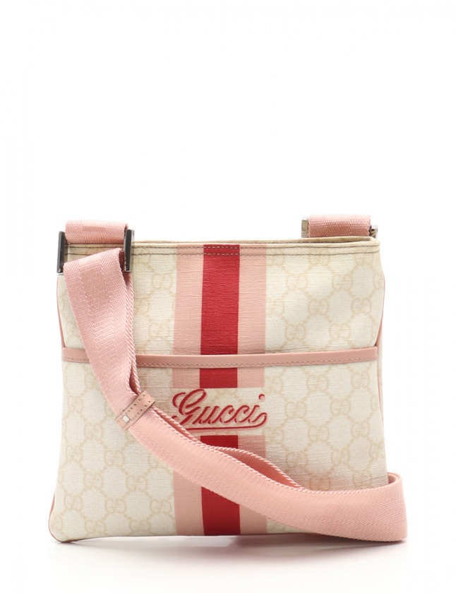 グッチ GUCCI ショルダーバッグ GGスプリーム JOYライン アイボリー  